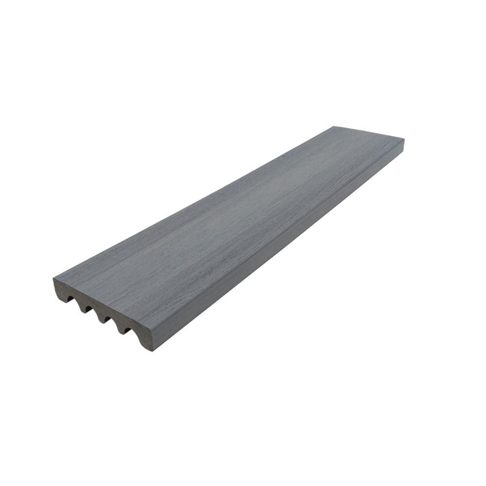 MoistureShield Elevate Alpine Gray 1 in. x 5.4 in.x 20 ft. Solid Edge Capped Composite Decking (10-Pack) (H-Pack)