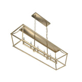Hunter Laurel Ridge 6-Light Alturas Gold Linear Chandelier