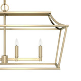 Hunter Laurel Ridge 6-Light Alturas Gold Linear Chandelier