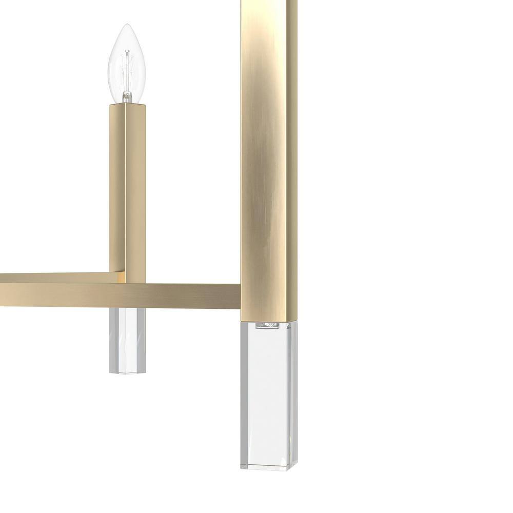 Hunter Sunjai 9-Light Alturas Gold Candlestick Chandelier
