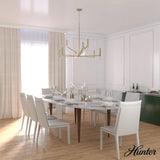 Hunter Sunjai 9-Light Alturas Gold Candlestick Chandelier