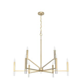 Hunter Sunjai 9-Light Alturas Gold Candlestick Chandelier