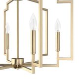 Hunter Zoanne 6-Light Alturas Gold Geometric Chandelier
