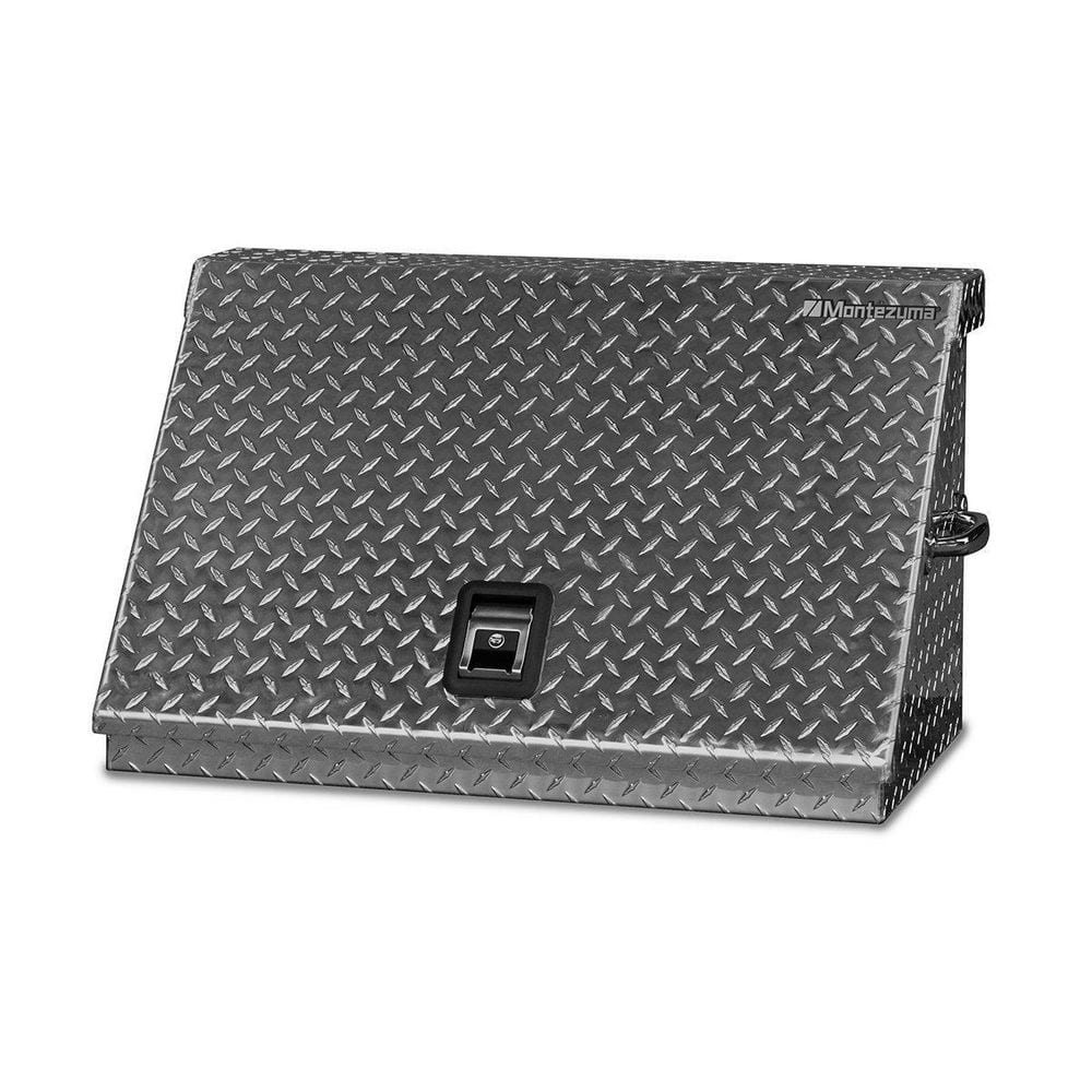 Montezuma 31 in. W x 16 in. D Portable Triangle Top Tool Chest for Sockets, Wrenches and Screwdrivers in Aluminum