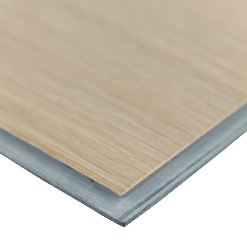 A&A Surfaces Woodridge Amadeus Oak 0.28 in. x 6.5 in. Waterproof Wire Brushed Engineered Hardwood Flooring (21.67 sq. ft./case)