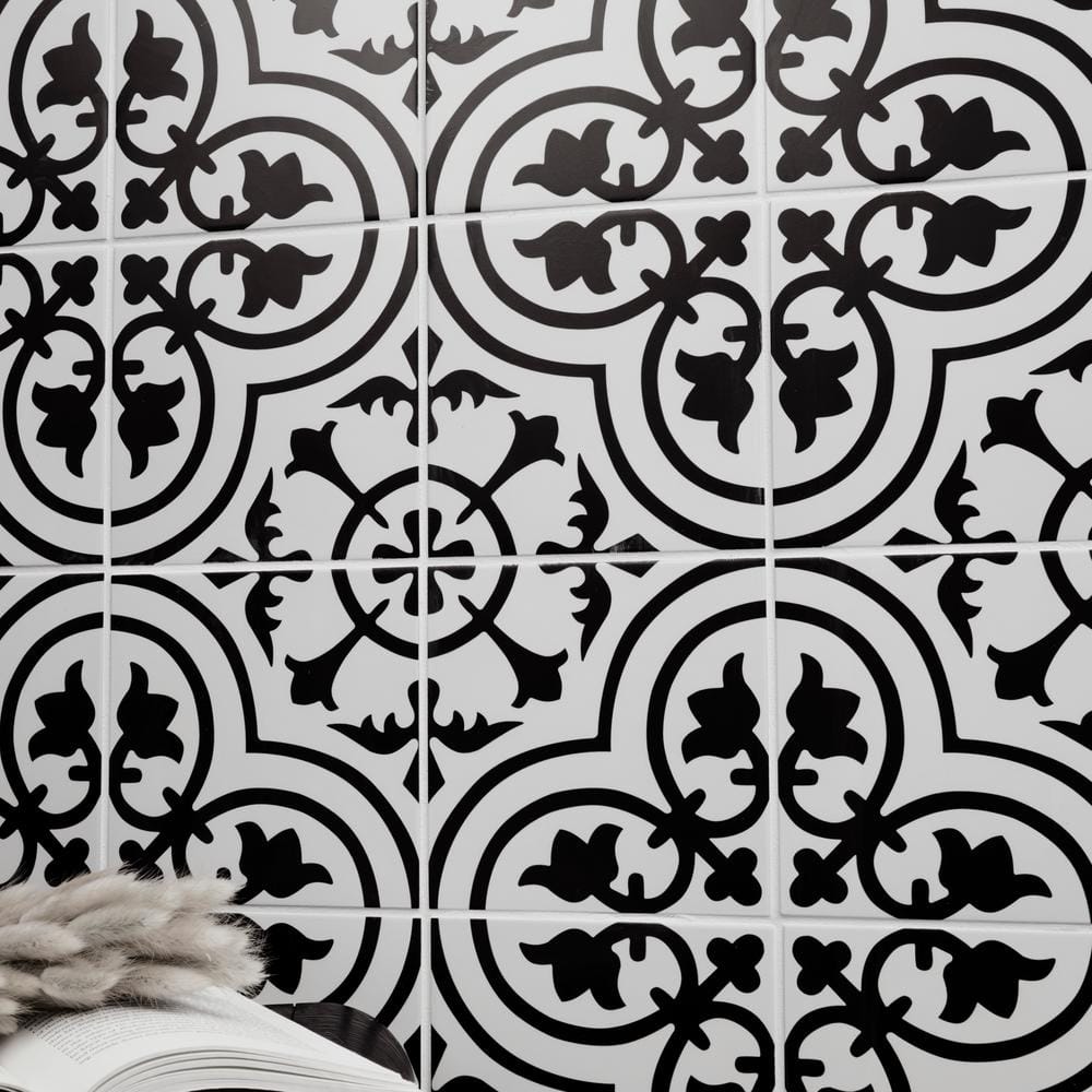MSI Amantus 8 in. x 8 in. Encaustic Matte Porcelain Floor and Wall Tile (5.33 sq. ft./Case)