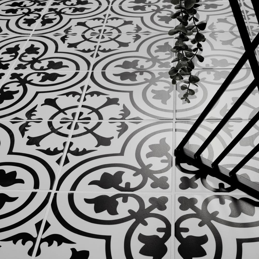 MSI Amantus 8 in. x 8 in. Encaustic Matte Porcelain Floor and Wall Tile (5.16 sq. ft./Case)