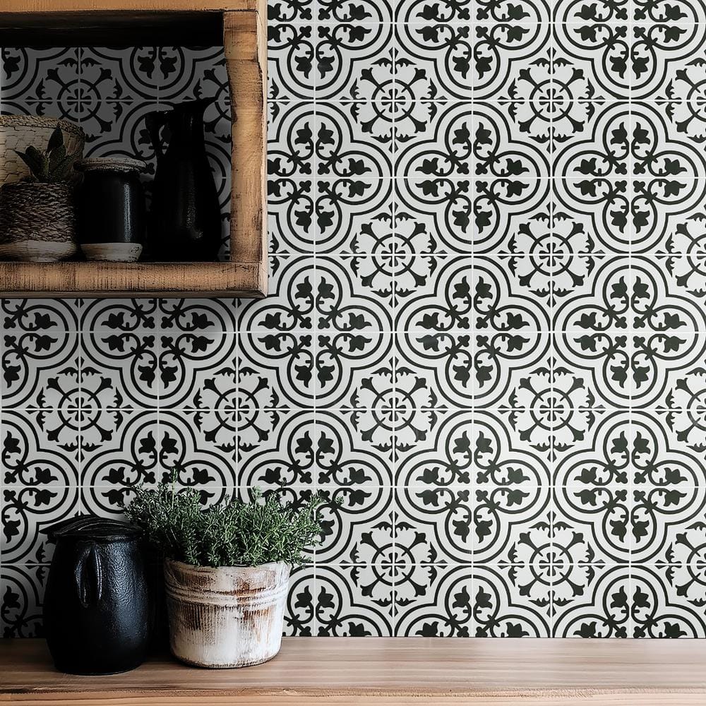 MSI Amantus 8 in. x 8 in. Encaustic Matte Porcelain Floor and Wall Tile (5.33 sq. ft./Case)