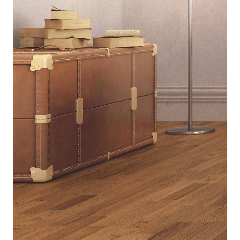 Baltic Wood Amber European Oak 1/2 in. T x 7.2 in. W Click Lock Wire Brushed Engineered Hardwood Flooring (38.6 sq.ft./case)