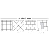 Pavestone Taverna Rec 11.81 in. L x 7.87 in. W x 1.9 in. H Amelia Blend Concrete Paver (192-Piece/124 sq. ft./pallet)