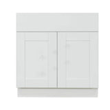 LIFEART CABINETRY Anchester Assembled 27 in. x 34.5 in. x 24 in. Base Cabinet with 2-Door and 1-Drawer in Classic White