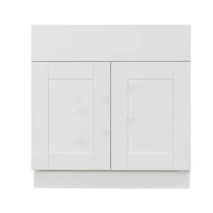 LIFEART CABINETRY Anchester Assembled 42 in. x 34.5 in. x 24 in. Base Cabinet with 2-Door and 1-Drawer in Classic White