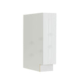 LIFEART CABINETRY Anchester Assembled 9 in. x 34.5 in. x 24 in. Base Spice Rack Cabinet in White
