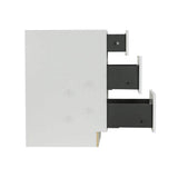 LIFEART CABINETRY Anchester Assembled 18x34.5x24 in. Base Cabinet with 3 Drawers in Classic White