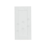 LIFEART CABINETRY Anchester Assembled 18x42x12 in. 1 Door Wall Cabinet with 3 Shelves in Classic White