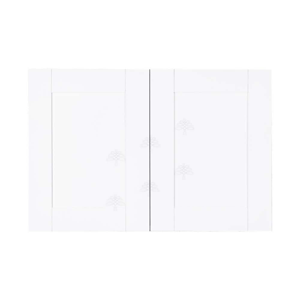 LIFEART CABINETRY Anchester Assembled 36 in. x 24 in. x 12 in. Wall Cabinet with 2-Doors 1-Shelf in White