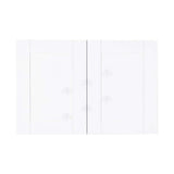 LIFEART CABINETRY Anchester Assembled 36 in. x 24 in. x 12 in. Wall Cabinet with 2-Doors 1-Shelf in White