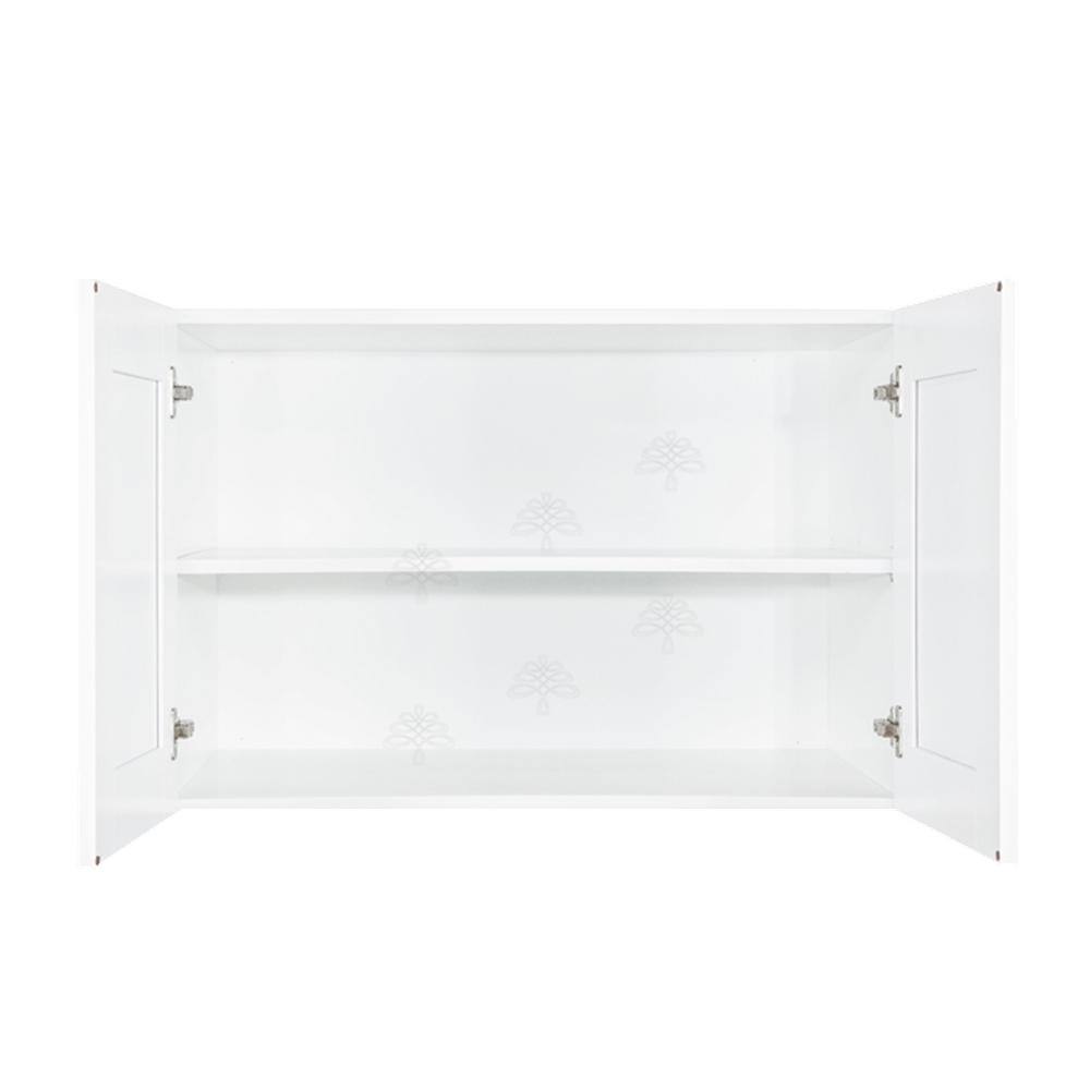 LIFEART CABINETRY Anchester Assembled 36 in. x 24 in. x 12 in. Wall Cabinet with 2-Doors 1-Shelf in White
