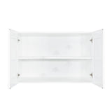 LIFEART CABINETRY Anchester Assembled 36 in. x 24 in. x 12 in. Wall Cabinet with 2-Doors 1-Shelf in White