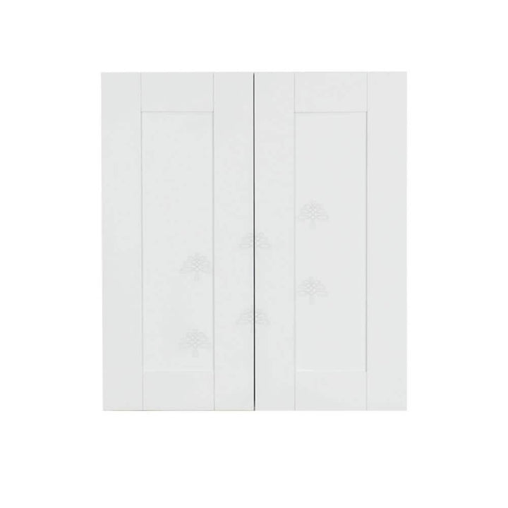 LIFEART CABINETRY Anchester Assembled 36 in. x 36 in. x 12 in. 2-Door Wall Cabinet with 2-Shelves in Classic White