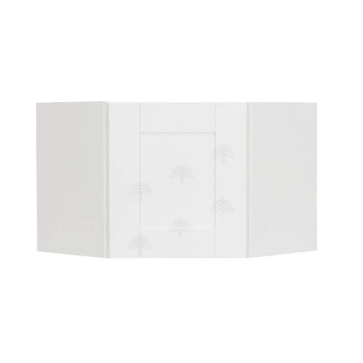 LIFEART CABINETRY Anchester Assembled 24 in. x 12 in. x 12 in. Wall Diagonal Cabinet with 1 Door in White