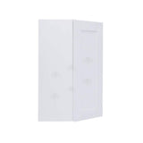 LIFEART CABINETRY Anchester White Plywood Shaker Stock Assembled Wall Corner Kitchen Cabinet (24 in. W x 30 in. H x 12 in. D)