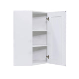LIFEART CABINETRY Anchester White Plywood Shaker Stock Assembled Wall Corner Kitchen Cabinet (24 in. W x 36 in. H x 15 in. D)