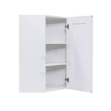 LIFEART CABINETRY Anchester White Plywood Shaker Stock Assembled Wall Corner Kitchen Cabinet (24 in. W x 36 in. H x 12 in. D)