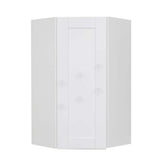 LIFEART CABINETRY Anchester White Plywood Shaker Stock Assembled Wall Corner Kitchen Cabinet (24 in. W x 42 in. H x 12 in. D)