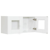 LIFEART CABINETRY Anchester Assembled 24 in. x 12 in. x 12 in. Wall Mullion Door Cabinet with 2-Doors in White