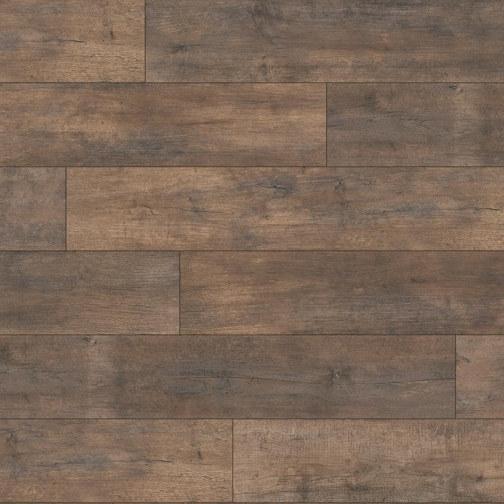 Krono Original Ancient Oak 12 mm T x 8 in. W Waterproof Laminate Wood Flooring (15.9 sqft/case)