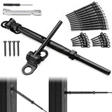 Angel Sar 1/8 in. Black Cable Railing Hardware, T316 Stainless Steel Adjustable Angle 1/8 in. Black Cable Railing Kit (10-Pack)