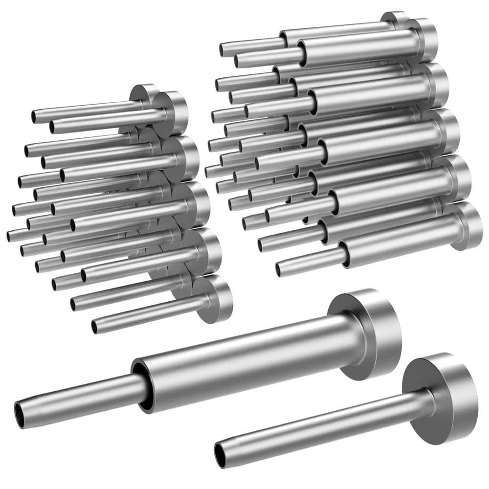 Angel Sar 20 Pairs Invisible Cable Railing kit, 1/8" Invisible Receiver & Swage Stud End for 2" x 2", 4 in. x 4" Wood/Metal Posts