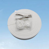 Angel Sar White 246 ft. x 0.15 ft. Polyvinyl Chloride PVC Chain Link Fence Slat, Privacy Tape (200-Piece Button Puncher Included)