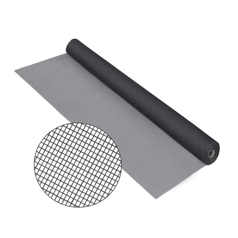 Angel Sar 60 in. x 100 ft. Fiberglass Window Screen Roll, DIY Custom Replacement Mesh Screens for Poultry Kitchens Tree Houses