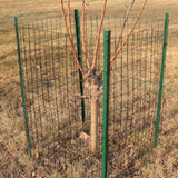 Angel Sar 24 in. x 50 ft. 16-Gauge Black PVC Poultry Netting, Coated Welded Wire Fence for Yard Vegetable Plant Protection
