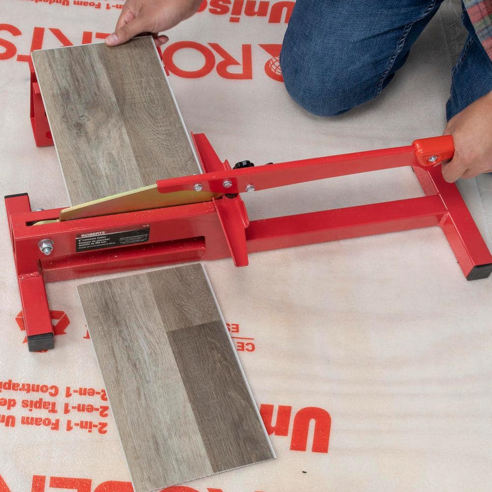 Angel Sar Laminate and Vinyl 8 in. Plank Cutter for 8 in. Wide Floors, Up to 10 mm Laminate and 4 mm Vinyl Thickness