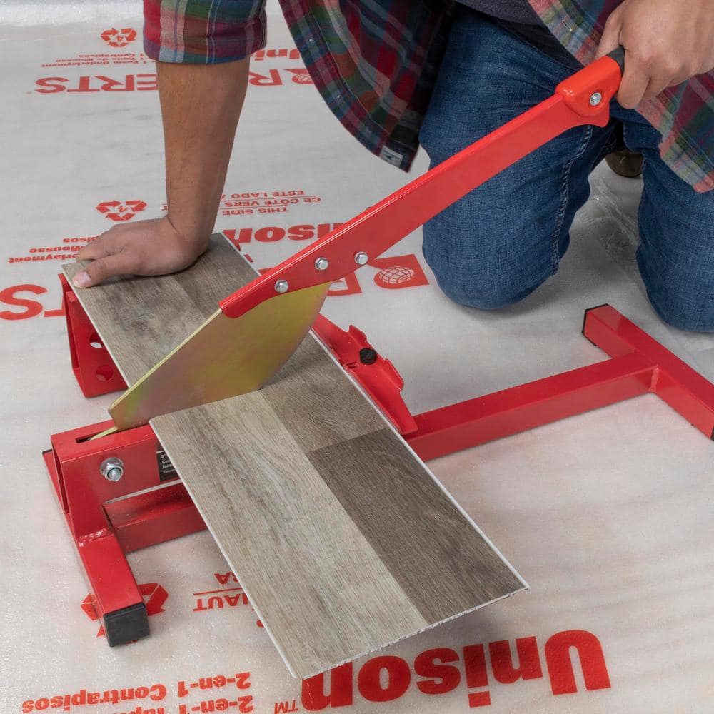 Angel Sar Laminate and Vinyl 8 in. Plank Cutter for 8 in. Wide Floors, Up to 10 mm Laminate and 4 mm Vinyl Thickness