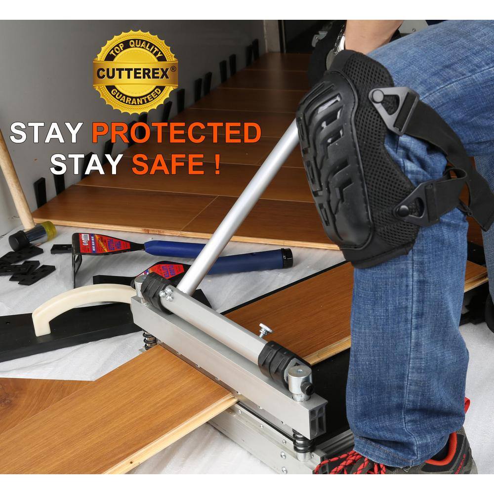Angel Sar 13 in. Professional Laminate Floor Cutter, Vinyl Floor Cutter