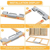 Angel Sar 3-in-1 Precision Aluminum Framing Tools, Stud Master 16 Framing Spacing Tool for 12/14/16 DIY Carpenter