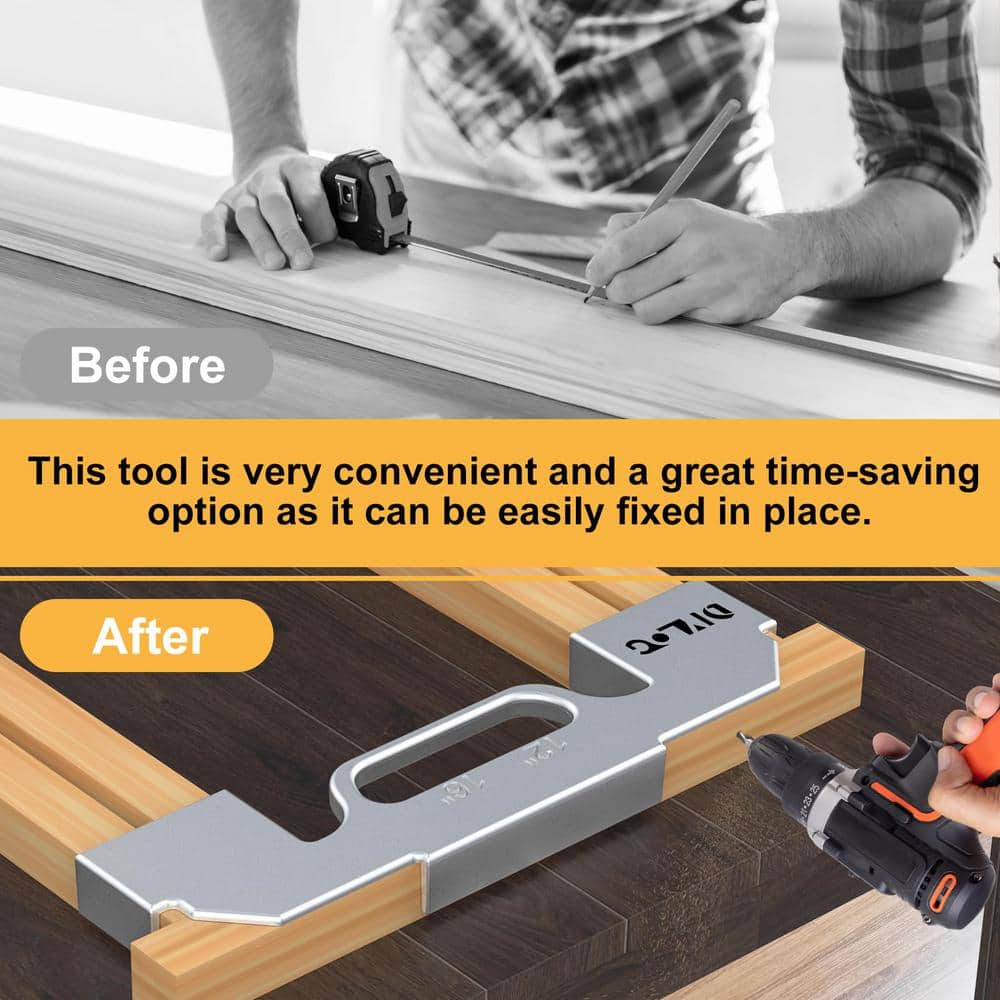 Angel Sar 3-in-1 Precision Aluminum Framing Tools, Stud Master 16 Framing Spacing Tool for 12/14/16 DIY Carpenter