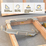 Angel Sar 16 in. On-Center Stud Layout Tool, 100% Cast Aluminum Framing Spacing Tool for Framing Wall