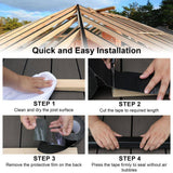Angel Sar 6 in. x 50 ft. Flashing Deck Joist Butyl Tape, 4-Pack 2'' x 50' Joist Tape for Decking with Anti-Corrosion