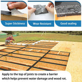 Angel Sar Deck Joist Tape, Weather-Resistant Deck Flashing for 6 in. x 50 ft. Wood Decks Beams Roof (2-Pack)