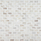 MSI Angora Framework 12 in. x 12 in. x 10mm Polished Marble Mesh-Mounted Mosaic Tile (10 sq. ft./Case)