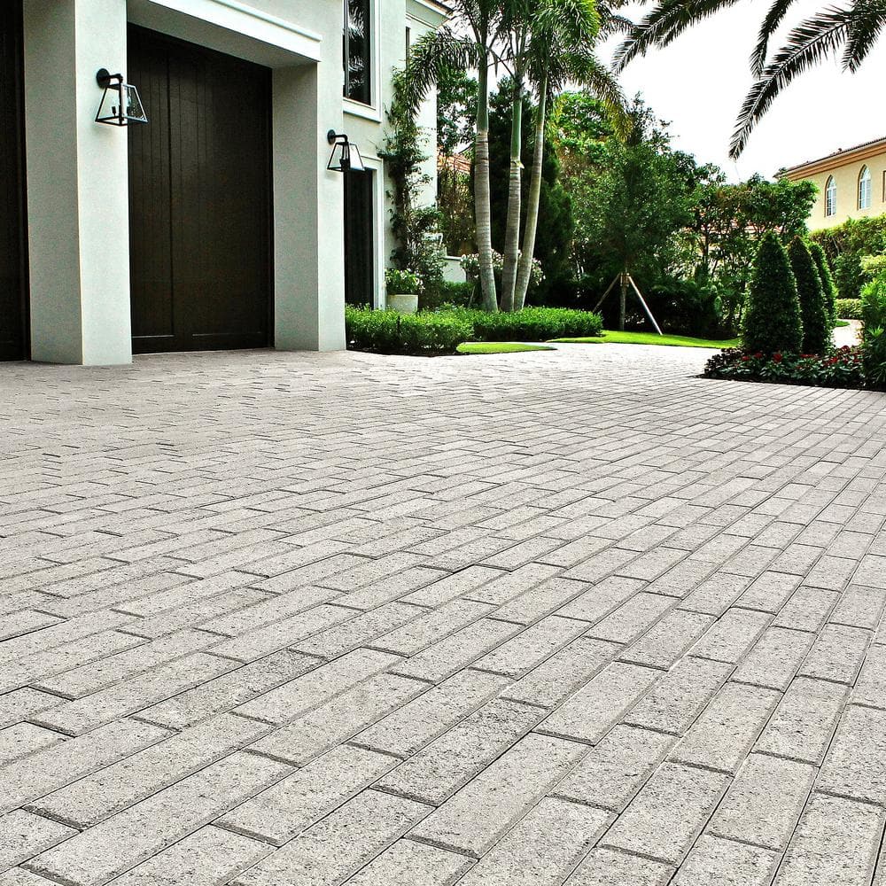 Pavestone Planc 11.8 in. L x 2.95 in. W x 2.36 in. H Antique Pewter Concrete Paver (440-Pieces/107 sq. ft./Pallet)