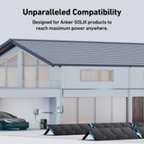 Anker 400W SOLIX PS400 Monocrystalline Silicon Portable Solar Panel for Power Station Generator, Boat Camping, IP67 Waterproof