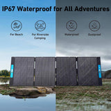 Anker 1800W Output/2400W Peak SOLIX F1500 Push Button Start Solar Generator w/ 1 200W Solar Panel for Outdoor Camping,Home,RVs