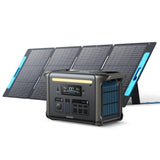 Anker 1800W Output/2400W Peak SOLIX F1500 Push Button Start Solar Generator w/ 1 200W Solar Panel for Outdoor Camping,Home,RVs