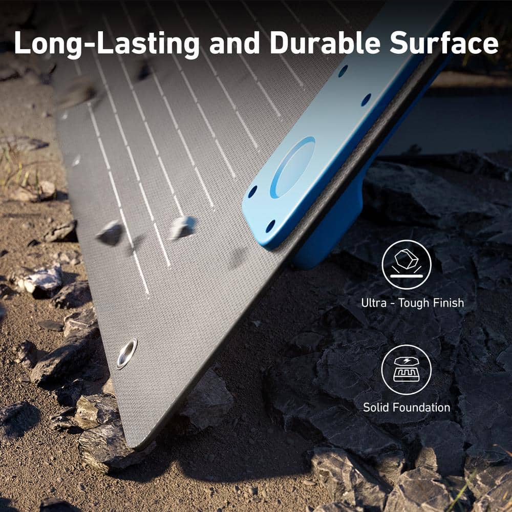 Anker 1800W Output/2400W Peak SOLIX F1500 Push Button Start Solar Generator w/ 1 200W Solar Panel for Outdoor Camping,Home,RVs